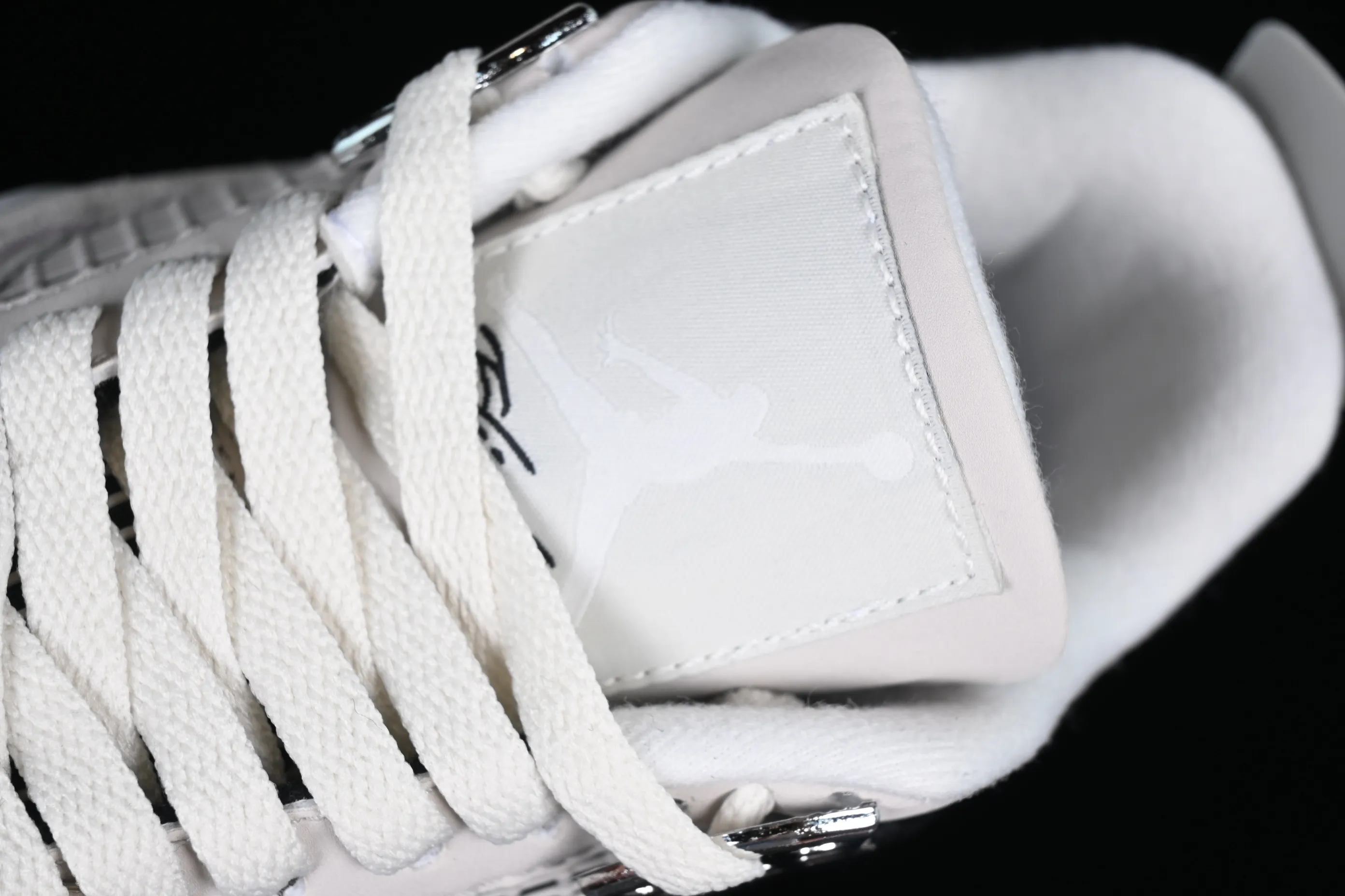 All categories Air Jordan Jordan series basketball shoes Air Jordan 4 Air Jordan 4 Retro "Frozen Moments" AJ4 Joe 4 electroplated silver AQ9129-001